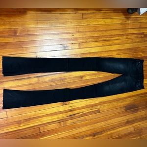 Custom Stacked Black Denim